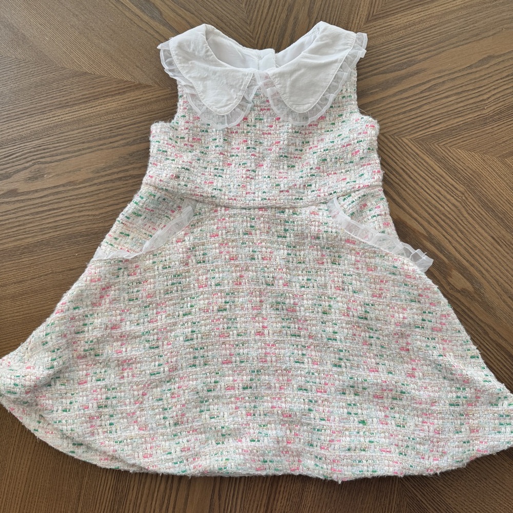 Size 3 Janie and Jack Boucle Tweed Dress